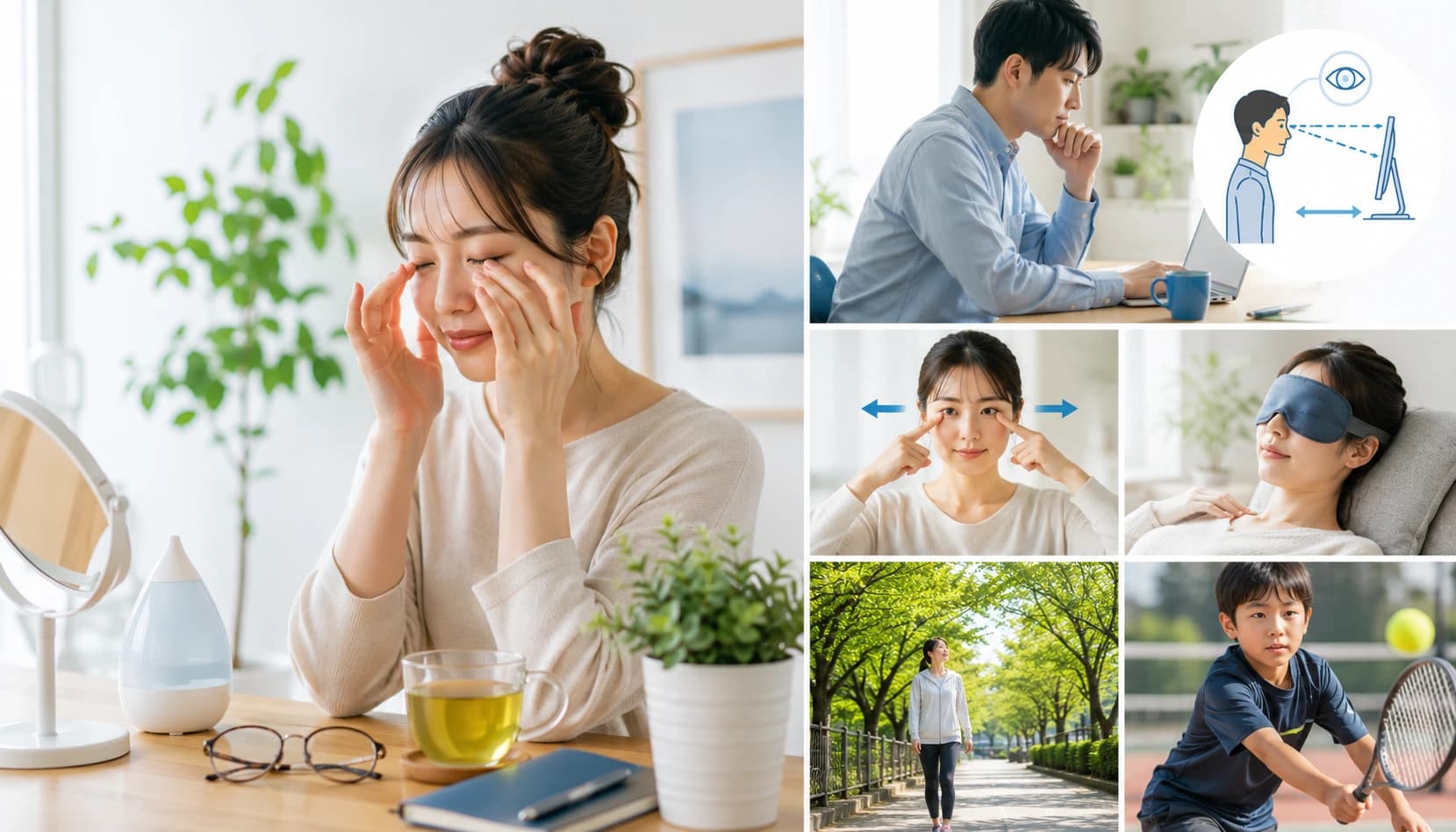 目のケアと視覚トレーニング完全ガイド|アイケアで毎日をもっと快適に